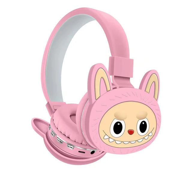 Detski slusalki Labubu pink
